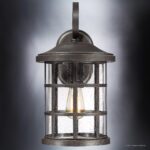 Urban Ambiance Luxury Craftsman Outdoor Wall Light, Medium Size: 17.75" H x 10" ... - Image 6
