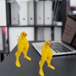 Muscular Legs Duck, 3D-Printed Muscular Buff Duck Statue Ornament, Fun Muscular ... - Image 9