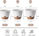 TYMENSH Plant Pots 12/10/9 inch Set of 3, Self Watering Flower Pots Indoor Outdo... - Image 4