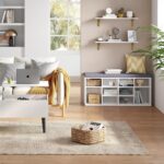 DINZI LVJ Long Wall Shelves, 31.5" Wall Mounted Shelves Set of 4, Large Floating... - Image 7