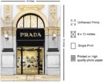 Photo of Prada Store - Glam Living Room Decor - Luxury Wall Decor - Designer Wal... - Image 3