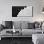CGXART Abstract Canvas Wall Art For Bedroom Black And White Pictures Wall Decor ... - Image 4