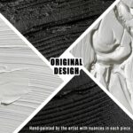 CGXART Abstract Canvas Wall Art For Bedroom Black And White Pictures Wall Decor ... - Image 7