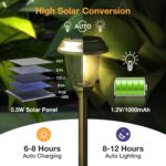 XMCOSY+ Solar Lights Outdoor 10/25 LM LED with 2 Lighting Modes, Solar Garden Li... - Image 3