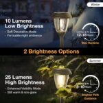 XMCOSY+ Solar Lights Outdoor 10/25 LM LED with 2 Lighting Modes, Solar Garden Li... - Image 4