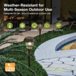 XMCOSY+ Solar Lights Outdoor 10/25 LM LED with 2 Lighting Modes, Solar Garden Li... - Image 5