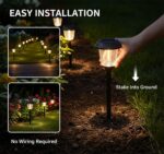 XMCOSY+ Solar Lights Outdoor 10/25 LM LED with 2 Lighting Modes, Solar Garden Li... - Image 7