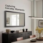 Black Bathroom Mirrors for Over Sink 24x36 Inch, Rectangle Vanity Mirror for Bed... - Image 6