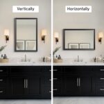 Black Bathroom Mirrors for Over Sink 24x36 Inch, Rectangle Vanity Mirror for Bed... - Image 9