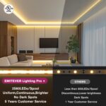 EMITEVER COB LED Strip Lights Warm White, 3000K Tape Light Premium High Density,... - Image 4