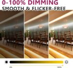 EMITEVER COB LED Strip Lights Warm White, 3000K Tape Light Premium High Density,... - Image 5