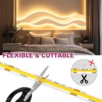 EMITEVER COB LED Strip Lights Warm White, 3000K Tape Light Premium High Density,... - Image 7