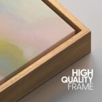 SIGNWIN Framed Canvas Print Wall Art Set Vibrant Pastel Paint Stroke Collage Sha... - Image 5