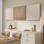Large Framed Minimalist Abstract Wall Art for Living Room, 3 Piece Big Modern Ne... - Image 3