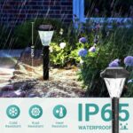 GIGALUMI 8 Pack Solar Lights Outdoor Waterproof, Outdoor Solar Lights for Yard, ... - Image 3