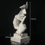 fazhongfa Thinker Statue - Silence is Gold Modern Decor Creative Abstract Art Fi... - Image 3