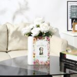 Ceramic Book Vase, Book Vase for Flowers, Ceramic Book Shaped Vase, Book Flower ... - Image 3