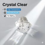 160 Pcs Fake Ice Cubes for Vase Filler, Fake Diamonds 22 * 18mm Acrylic Rocks fo... - Image 5