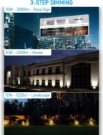 LEONLITE 3CCT Bullet Flood Light with Knuckle Mount, 30W/20W/12W Selectable, 110... - Image 3