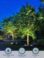 LEONLITE 3CCT Bullet Flood Light with Knuckle Mount, 30W/20W/12W Selectable, 110... - Image 7