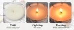 Scented Candle in Handmade Marble Container |1 Set | Soy Wax | Non-Toxic | Reusa... - Image 6
