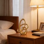 Gold Knot Decor -7.1" Resin Gold Knot Statue, Gold Statues Home Decor, Abstract ... - Image 4