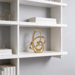 Gold Knot Decor -7.1" Resin Gold Knot Statue, Gold Statues Home Decor, Abstract ... - Image 6