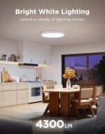 Govee Smart Ceiling Light 4300LM 15 Inch, RGBIC LED Ceiling Light Fixture Works ... - Image 4