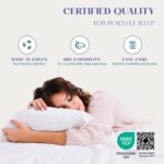 XOOX Linen 100% Egyptian Cotton Sheets Queen Size Bed Set - Luxury 1500 High Thr... - Image 6