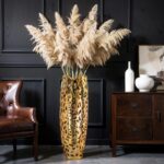 Modern Coral Openwork Ceramic Vase, 16 inch Floor vase for Home décor, Gold Tall... - Image 3
