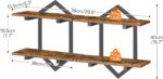 HOOBRO Floating Shelves, 15 Inch Wall Shelf Set of 2, Wall Mounted Storage Shelv... - Image 3