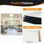 Delma Home Gym Mirrors, 12'' x 12'' Glass Mirror Tiles (16 PCS), Square Large Wa... - Image 7