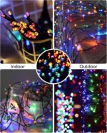 Blingstar Christmas Lights Colored String Lights 33 Ft 100 LED Waterproof Multic... - Image 6