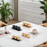 Small Decorative Tray and Orbs Balls Set,Gold Decorative Balls with Centerpiece ... - Image 3