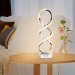 Modern Spiral RGB Table Lamp, Touch Dimmable Bedside Lamp, 7 Colors 10 Light Mod... - Image 7
