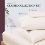 100% Organic Cotton Sheets Queen Size - Organic Cotton Queen Size Percale Weave ... - Image 4