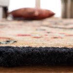 SAFAVIEH Heritage Collection Area Rug - 5' x 8', Black & Beige, Handmade Traditi... - Image 5