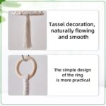 3-Tier Macrame Hanging Basket - Cotton Rope Fruit & Vegetable Storage Organizer,... - Image 5