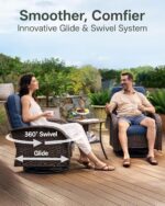 3-Piece Wicker Patio Furniture Set with 6" Thick Cushions, Weather-Resistant Hig... - Image 4