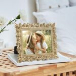 5x7 Wedding Frame Gold, 2 Pack Decorative Picture Frame with Stand for Tabletop ... - Image 7