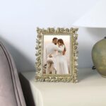 5x7 Wedding Frame Gold, 2 Pack Decorative Picture Frame with Stand for Tabletop ... - Image 8