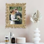 5x7 Wedding Frame Gold, 2 Pack Decorative Picture Frame with Stand for Tabletop ... - Image 9