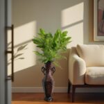 Hosley Decorative Embossed Metal Tall Floor Vase 24 Inch High. Ideal Gift for We... - Image 6