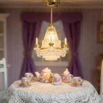 TOYANDONA 1:12 Miniature Dollhouse Chandelier: Dollhouse Ceiling Lamp Battery Op... - Image 6