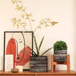 Plant Pots Indoor 2 Pack, 5 & 7 Inch Ceramic Planter Pots with Drainage Hole, Se... - Image 3