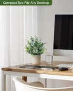 Velener 2 Pcs Small Fake Plants Eucalyptus, Artificial Plants Indoor for Shelf, ... - Image 6