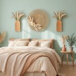 LemonRoad Boho Wooden Wall Vases Set of 2 with Artificial Eucalyptus and Pampas ... - Image 8