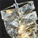 Modern Strip Led Ceiling Chandelier Luxury Crystal Living Room Indoor Ceiling Ch... - Image 6