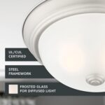 DESIGNERS FOUNTAIN Reedley 3-Lights Flush Mount Ceiling Light, 15 Inch Lighting ... - Image 4
