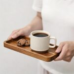 Wooden Bathroom Vanity Tray, 9.9" Small Decorative Wood Trays for Home Kitchen, ... - Image 5